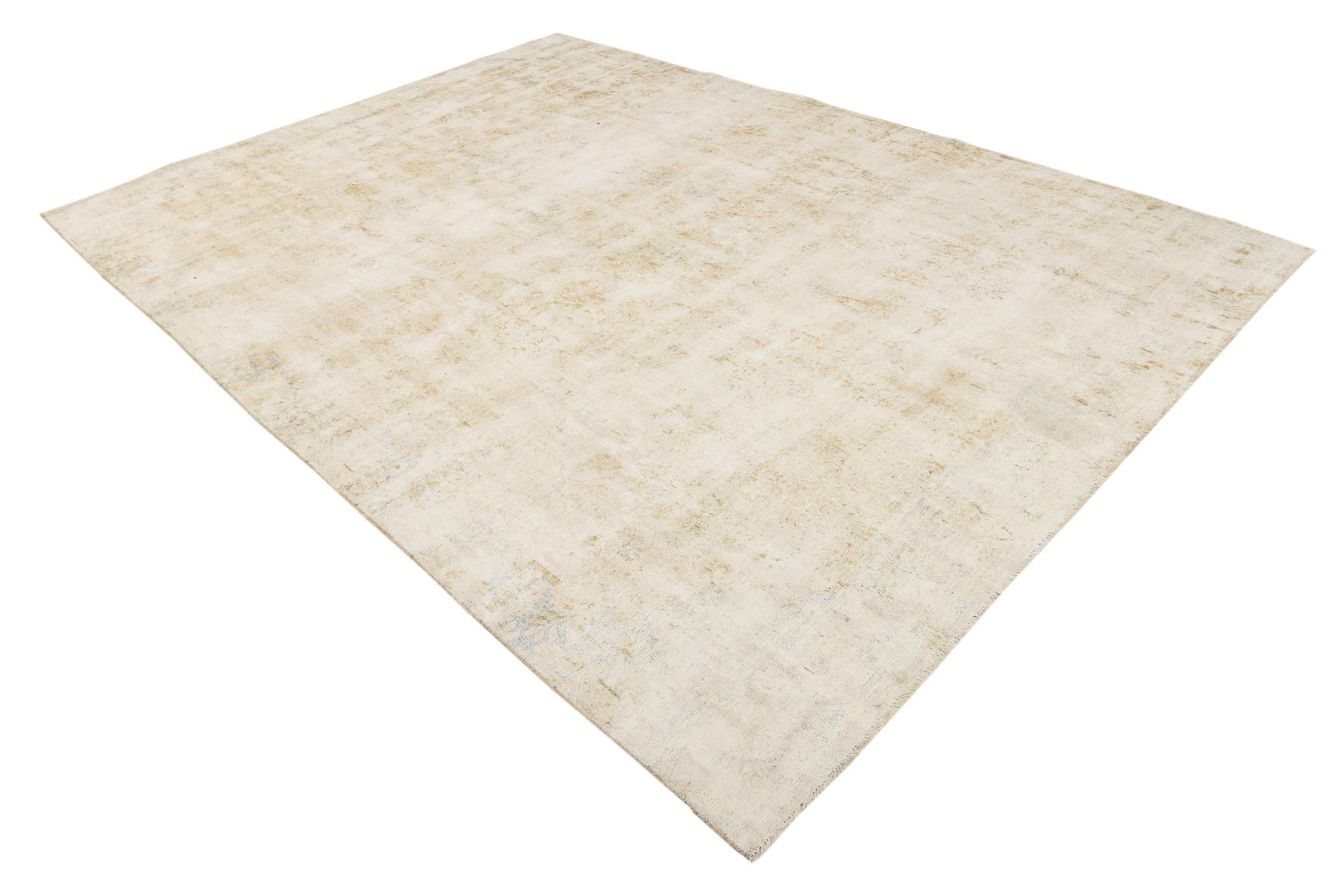 8' 1 x 11' 3 Hand Knotted Ultra Vintage Persian Wool Rug