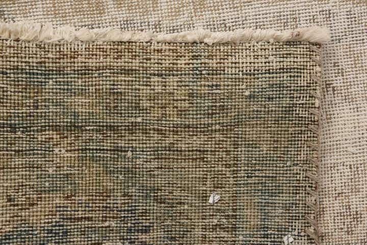 9' 10 x 12' 7 Hand Knotted Ultra Vintage Persian Wool Rug