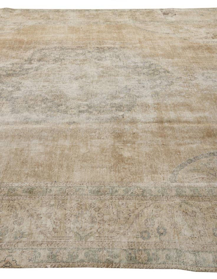 Detail image of 9' 10 x 12' 7  Hand Knotted Ultra Vintage Persian Wool Rug