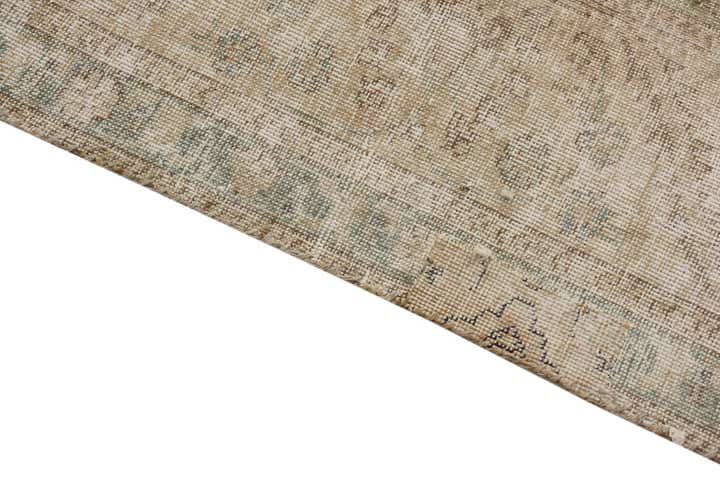 9' 10 x 12' 7 Hand Knotted Ultra Vintage Persian Wool Rug
