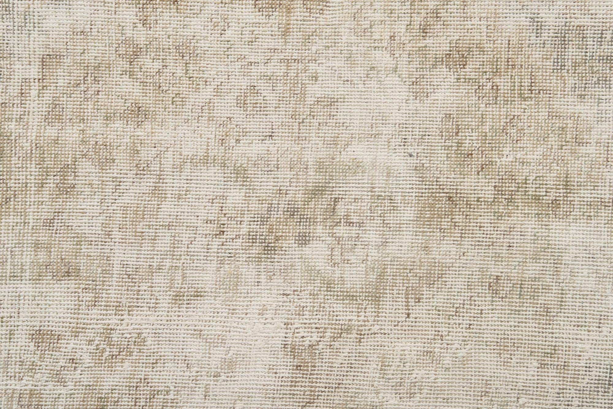 9' 10 x 12' 7 Hand Knotted Ultra Vintage Persian Wool Rug