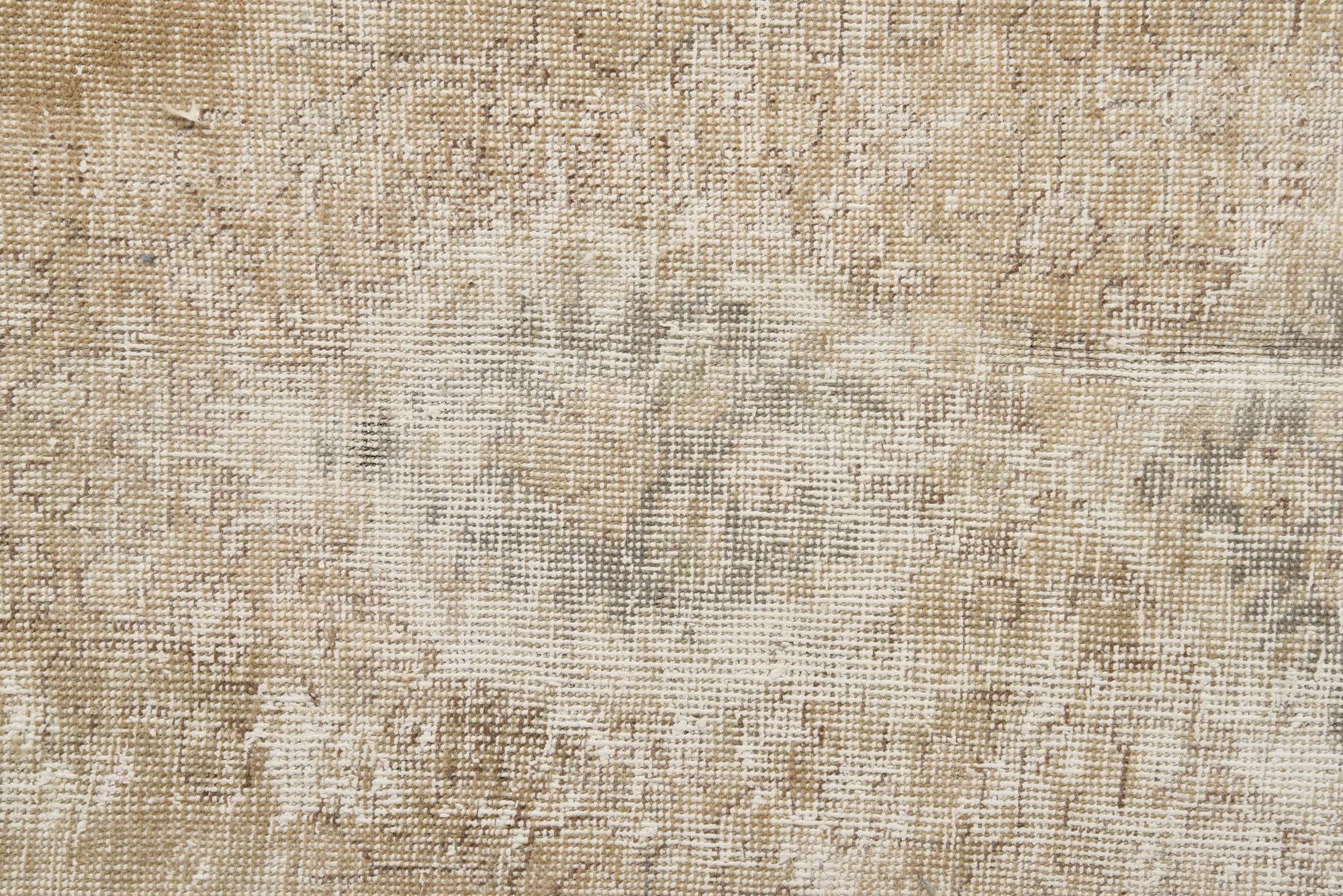 9' 10 x 12' 7 Hand Knotted Ultra Vintage Persian Wool Rug