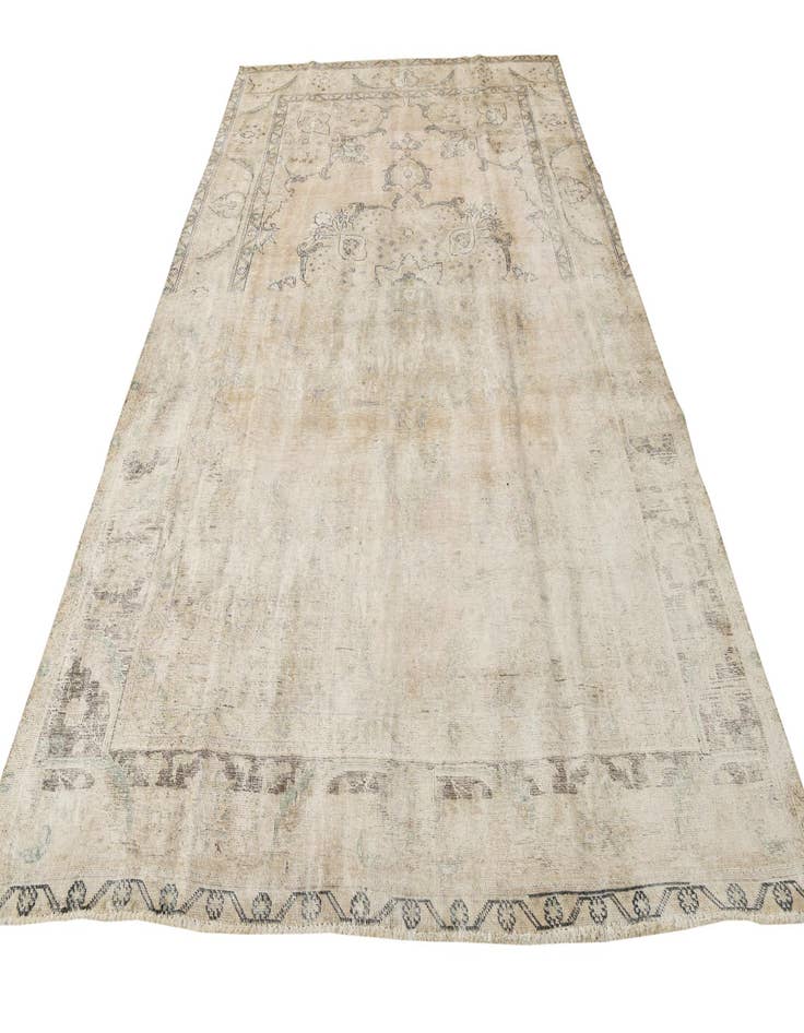 Detail image of 7' 8 x 11' 3  Hand Knotted Ultra Vintage Persian Wool Rug