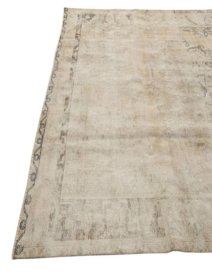 Detail image of 7' 8 x 11' 3  Hand Knotted Ultra Vintage Persian Wool Rug