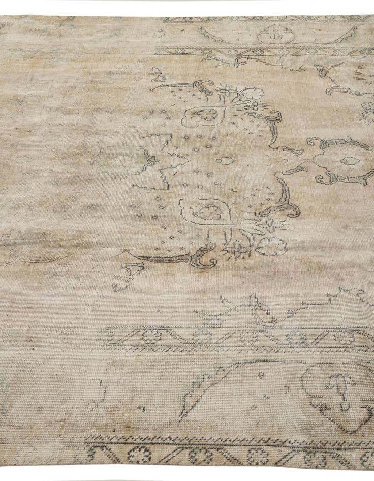 Detail image of 7' 8 x 11' 3  Hand Knotted Ultra Vintage Persian Wool Rug