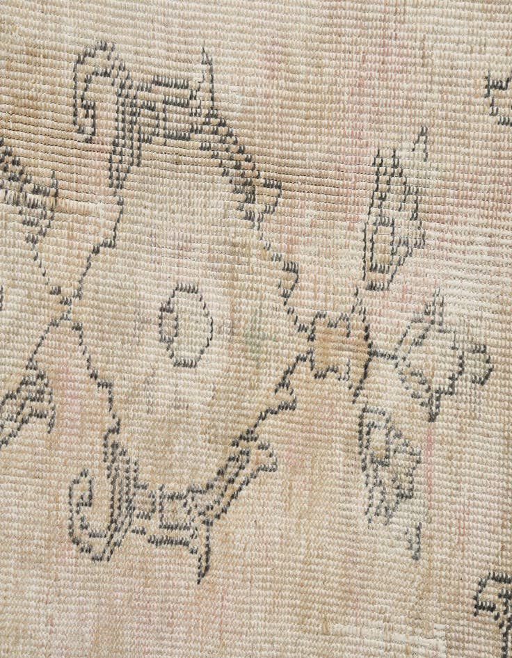 Detail image of 7' 8 x 11' 3  Hand Knotted Ultra Vintage Persian Wool Rug