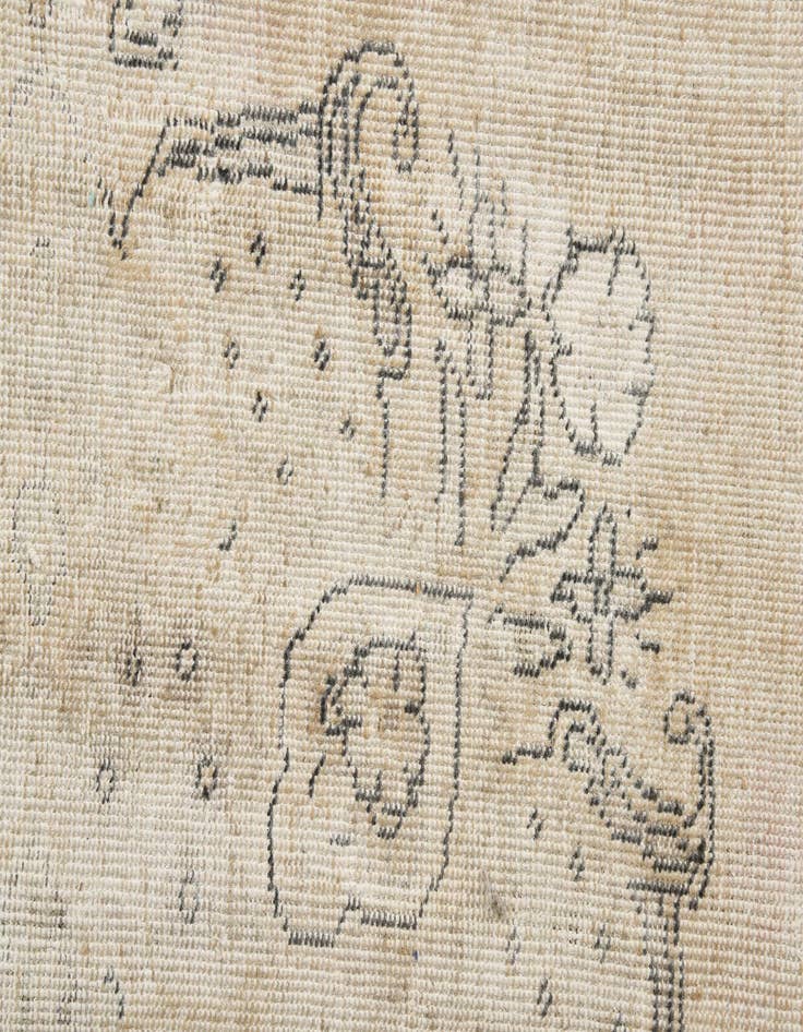 Detail image of 7' 8 x 11' 3  Hand Knotted Ultra Vintage Persian Wool Rug