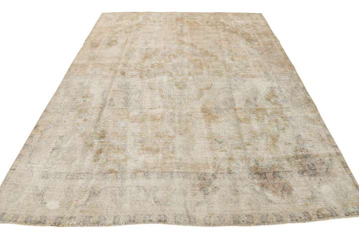 7' 10 x 10' 6 Hand Knotted Ultra Vintage Persian Wool Rug