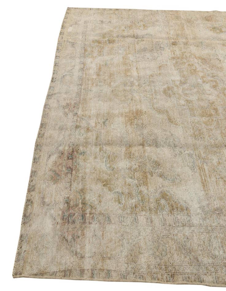 Detail image of 7' 10 x 10' 6  Hand Knotted Ultra Vintage Persian Wool Rug