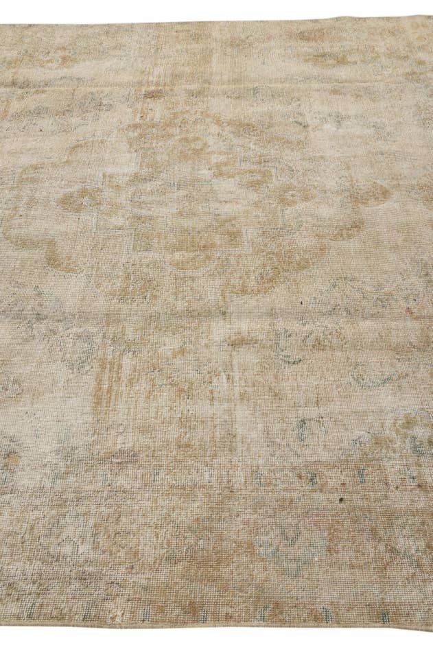 Detail image of 7' 10 x 10' 6 Hand Knotted Ultra Vintage Persian Wool Rug