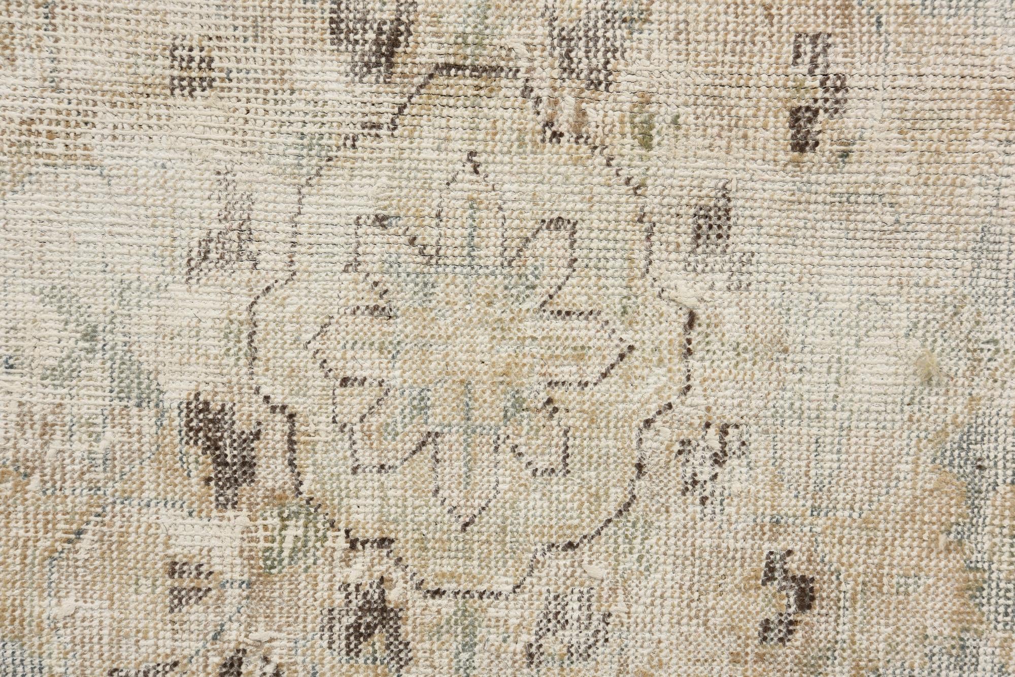 7' 6 x 11' Hand Knotted Ultra Vintage Persian Wool Rug