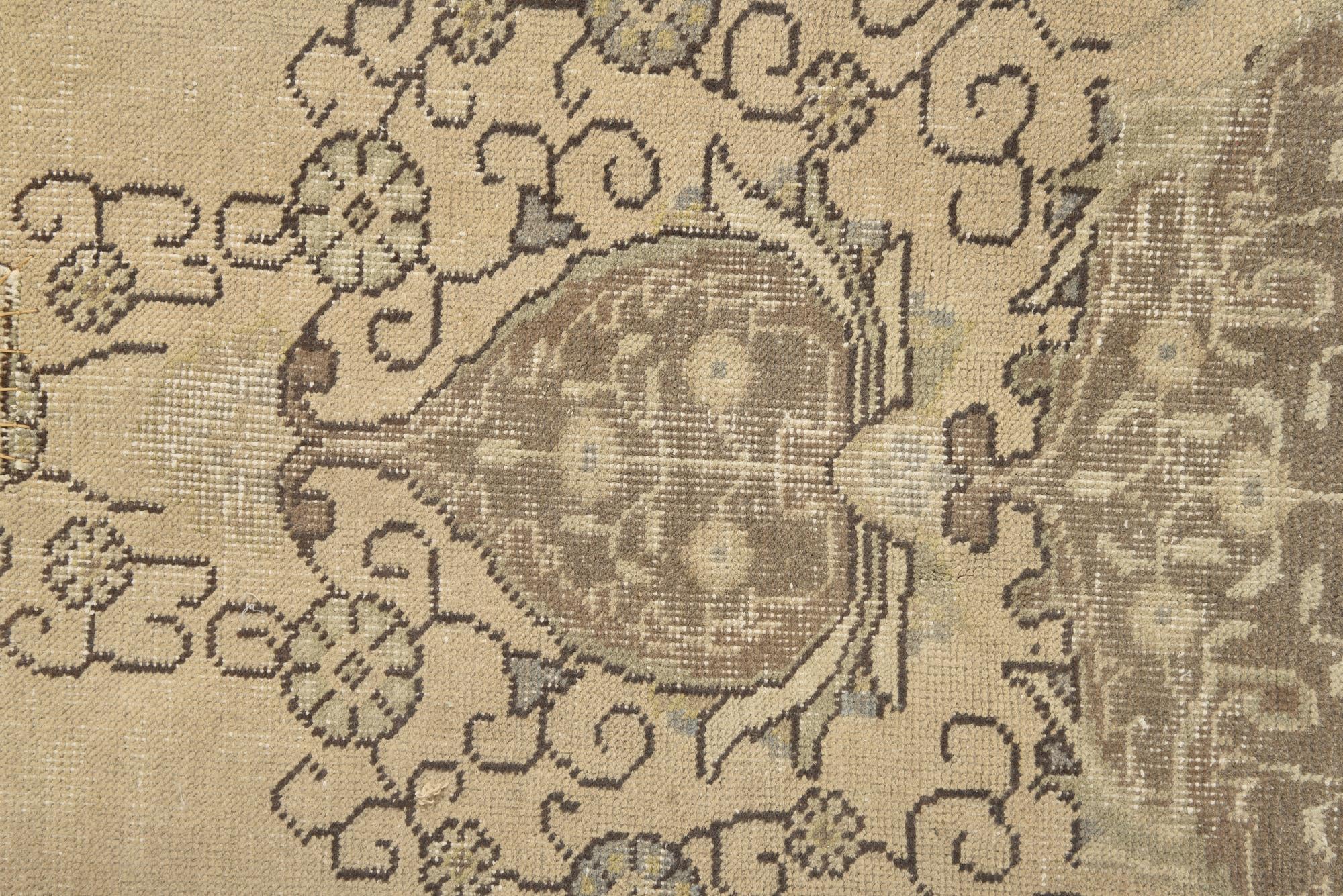9' 7 x 12' 5 Hand Knotted Ultra Vintage Persian Wool Rug