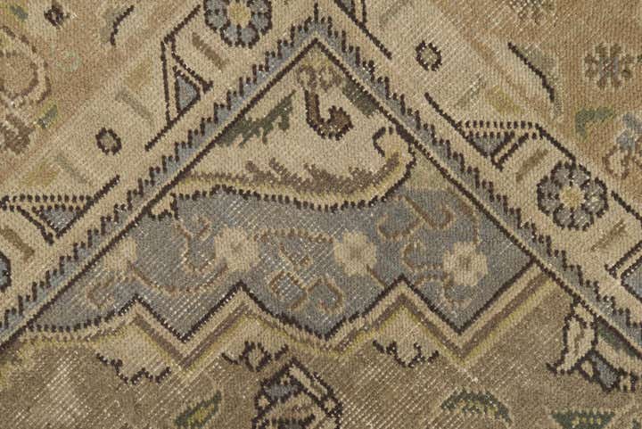 9' 7 x 12' 5 Hand Knotted Ultra Vintage Persian Wool Rug