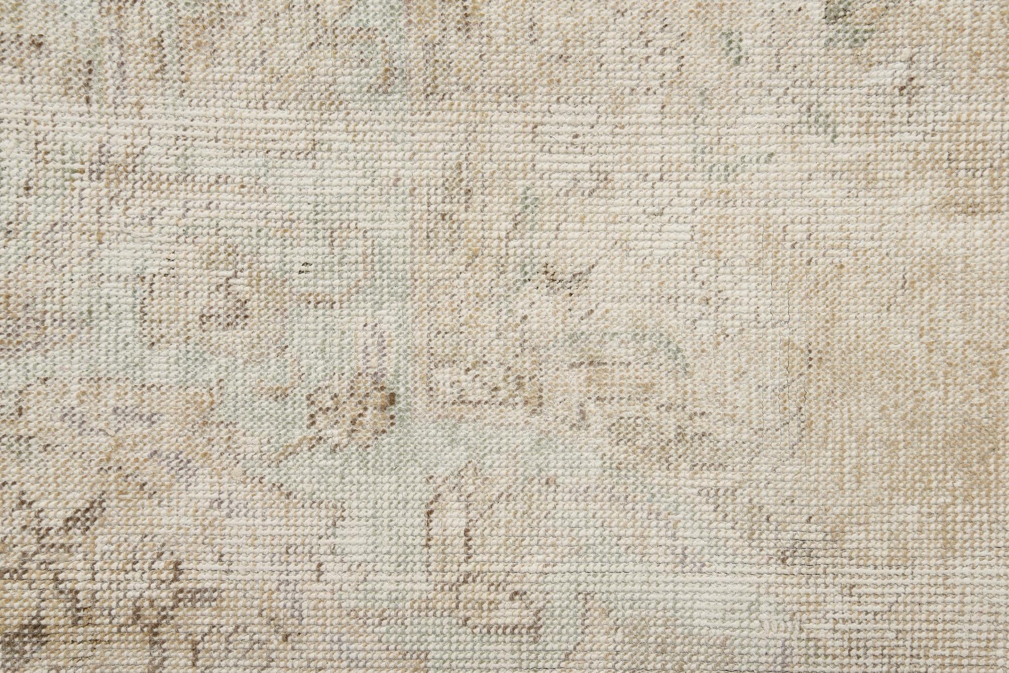 9' 3 x 12' 10 Hand Knotted Ultra Vintage Persian Wool Rug