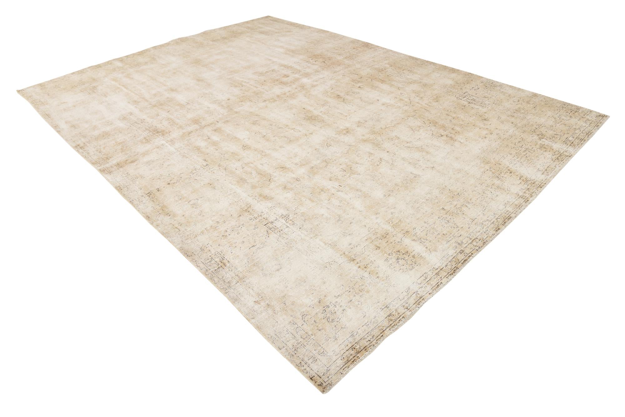 9' 3 x 13' Hand Knotted Ultra Vintage Persian Wool Rug