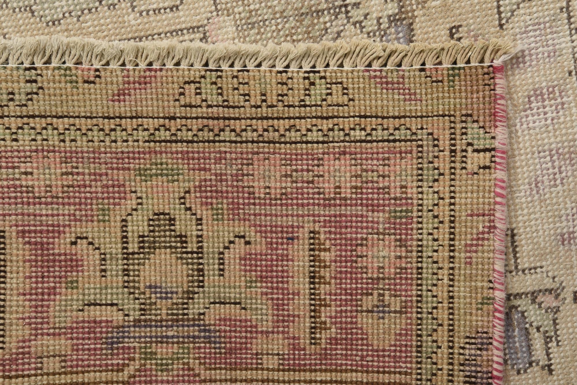 7' 9 x 10' 9 Hand Knotted Ultra Vintage Persian Wool Rug