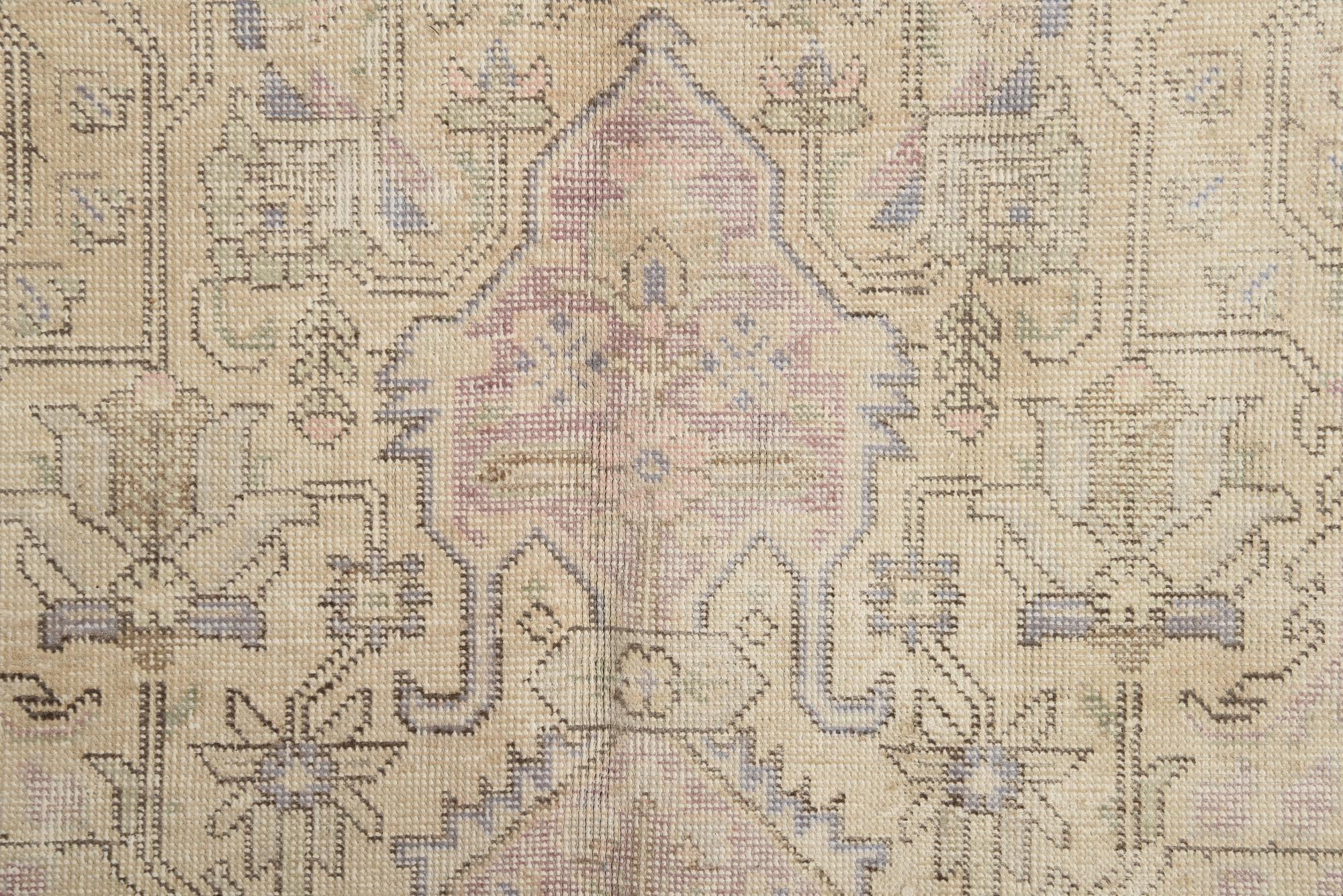 7' 9 x 10' 9 Hand Knotted Ultra Vintage Persian Wool Rug