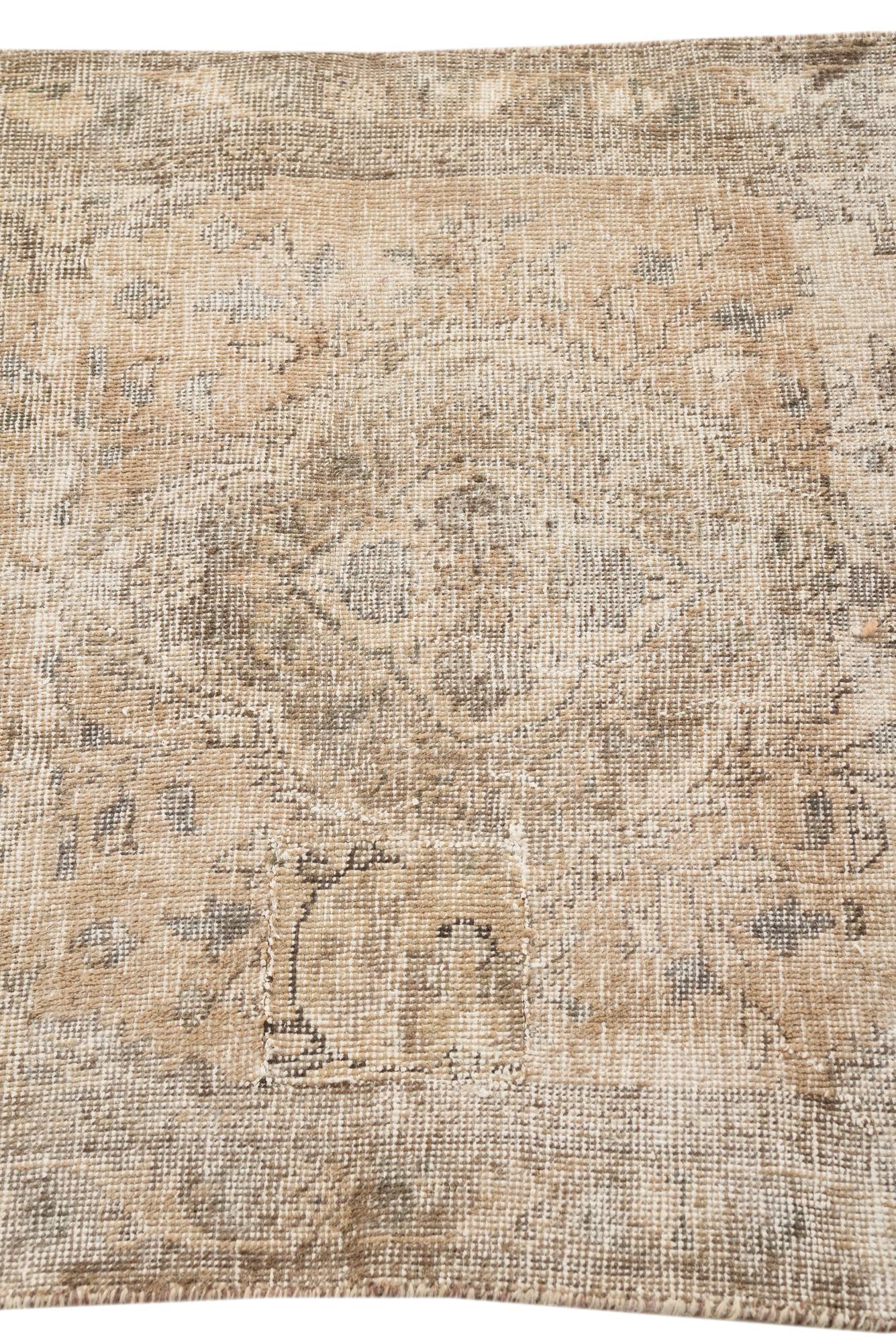 3' x 5' Hand Knotted Ultra Vintage Persian Wool Rug