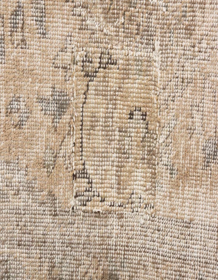 Detail image of 3' x 5'  Hand Knotted Ultra Vintage Persian Wool Rug