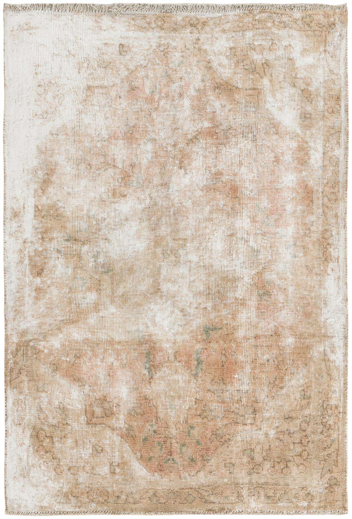 3' x 5' Hand Knotted Ultra Vintage Persian Wool Rug