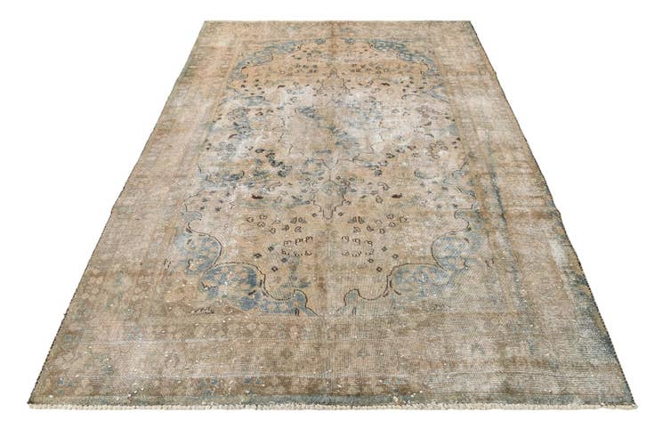 Detail image of 195cm x 280cm anudado a mano Ultra Vintage Alfombra Persa Lana