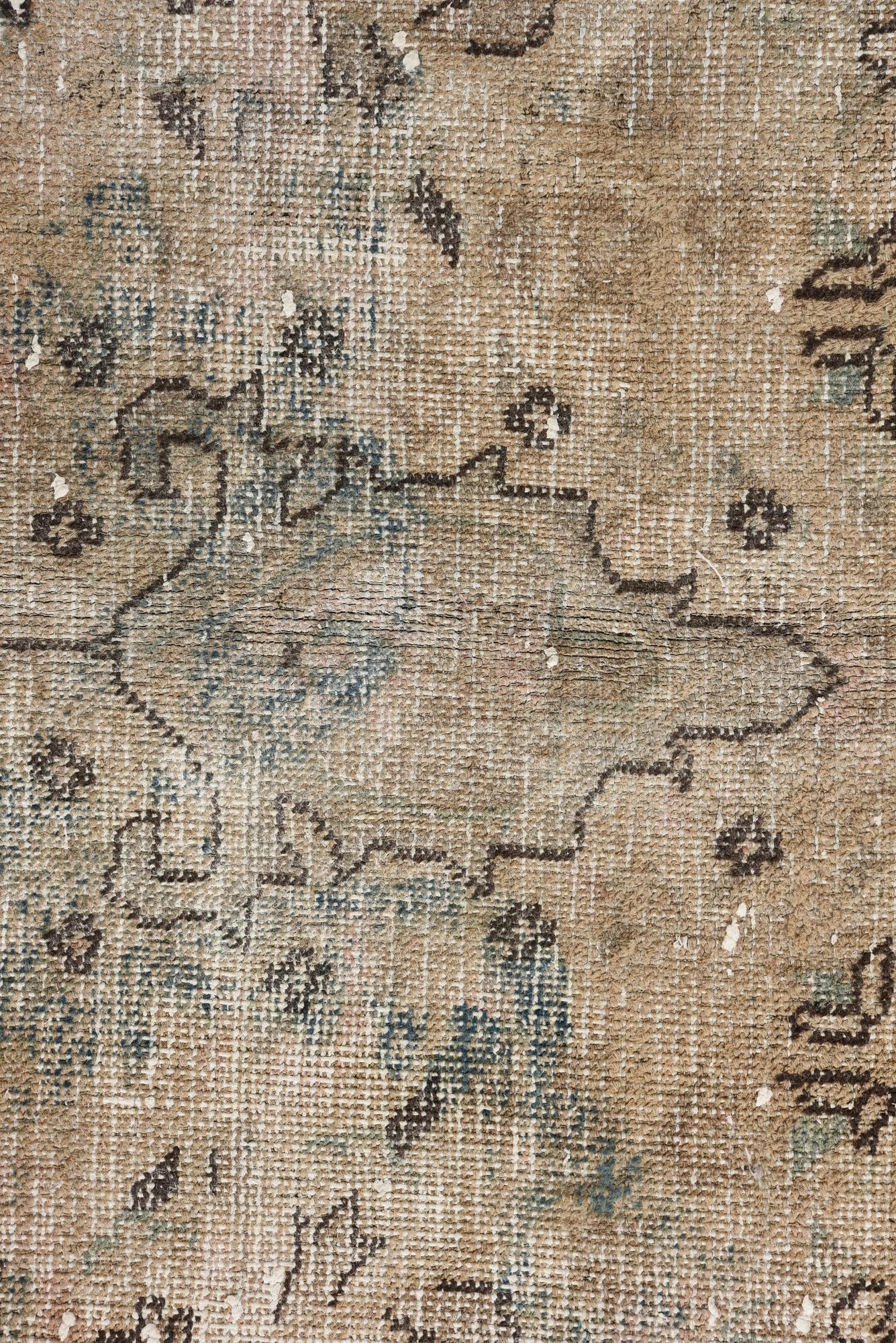 195cm x 280cm anudado a mano Ultra Vintage Alfombra Persa Lana