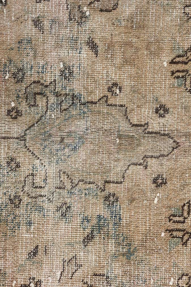 6' 4 x 9' 2 Hand Knotted Ultra Vintage Persian Wool Rug