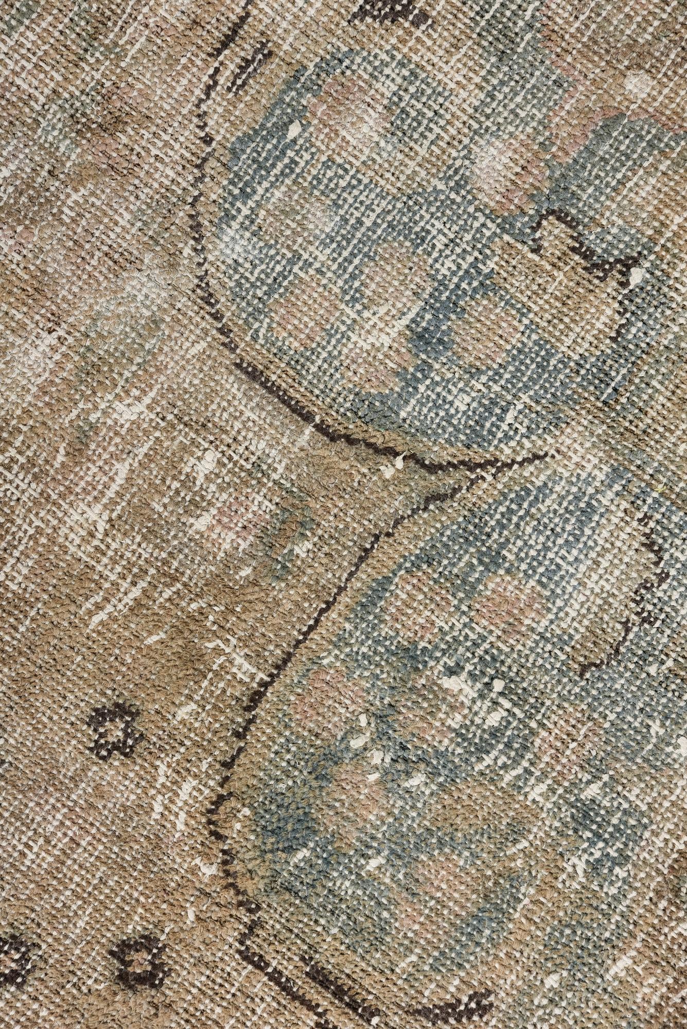 195cm x 280cm anudado a mano Ultra Vintage Alfombra Persa Lana