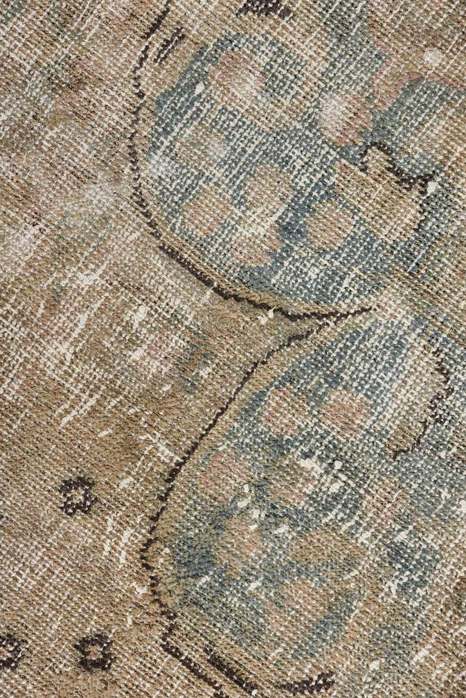 6' 4 x 9' 2 Hand Knotted Ultra Vintage Persian Wool Rug