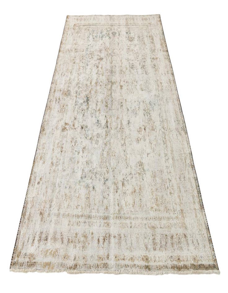 Detail image of 6' 3 x 9' 3  Hand Knotted Ultra Vintage Persian Wool Rug