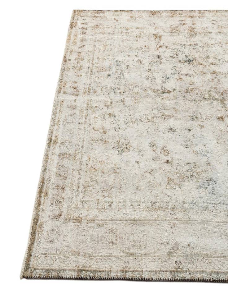 Detail image of 6' 3 x 9' 3  Hand Knotted Ultra Vintage Persian Wool Rug