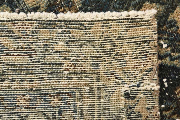 6' 8 x 9' 8 Hand Knotted Ultra Vintage Persian Wool Rug