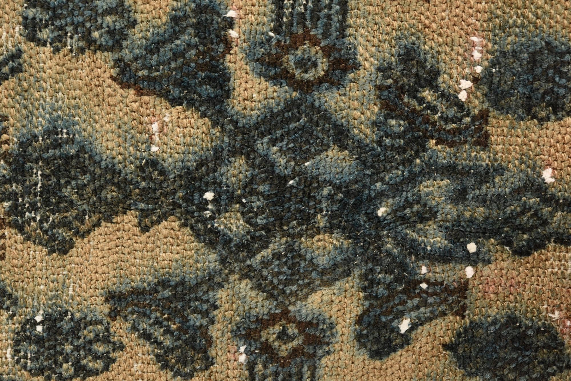 6' 8 x 9' 8 Hand Knotted Ultra Vintage Persian Wool Rug