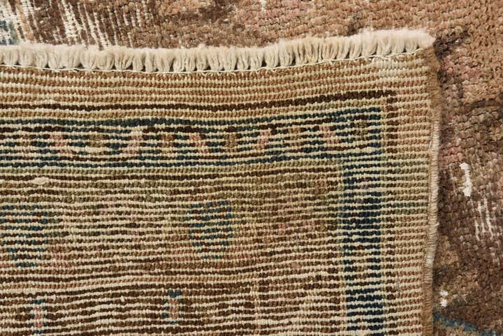 8' 8 x 12' 2 Hand Knotted Ultra Vintage Persian Wool Rug