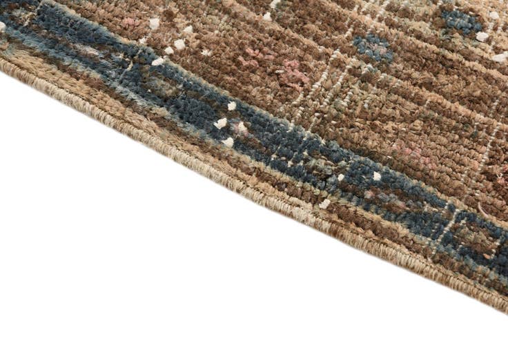 Detail image of 8' 8 x 12' 2 Hand Knotted Ultra Vintage Persian Wool Rug