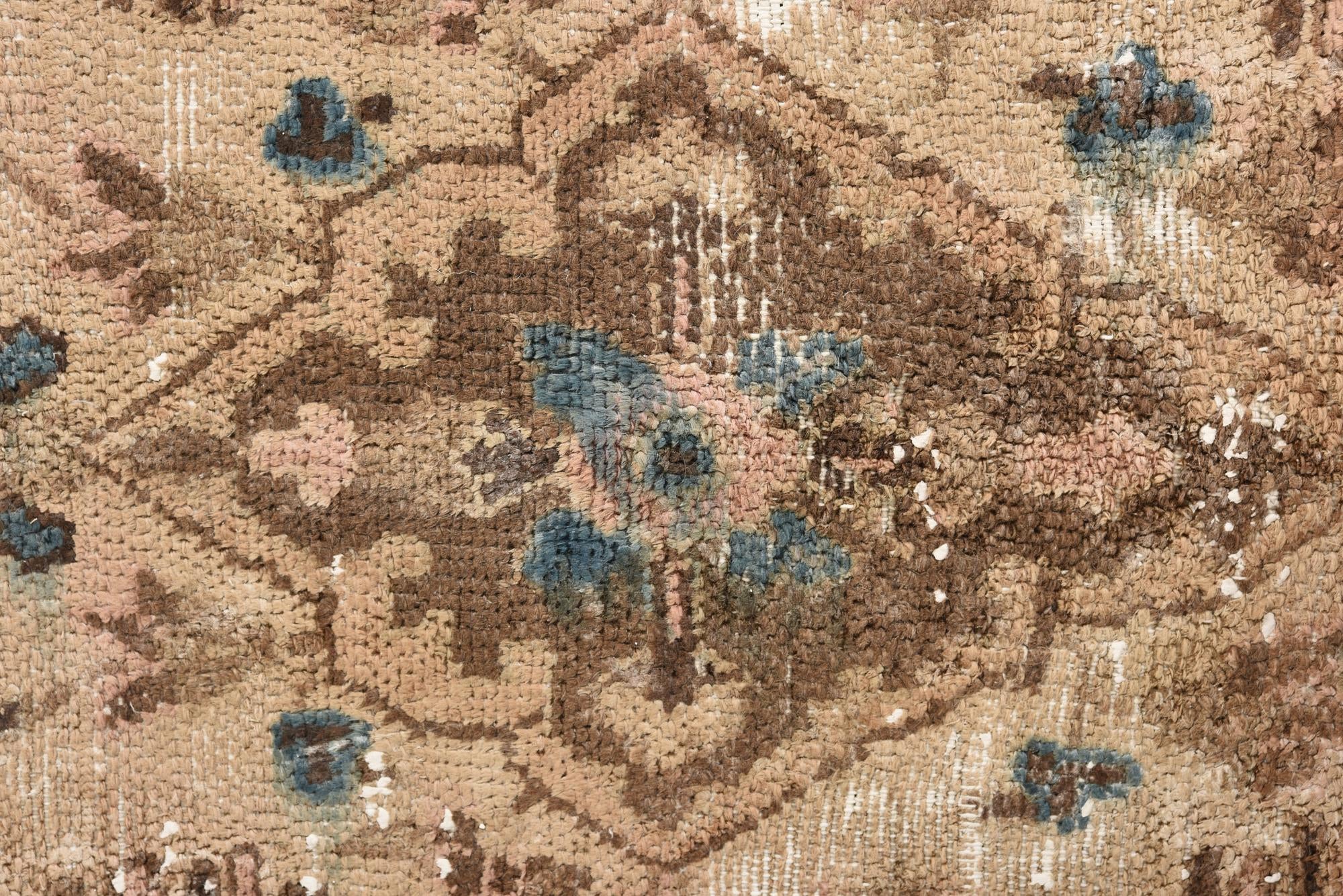 8' 8 x 12' 2 Hand Knotted Ultra Vintage Persian Wool Rug