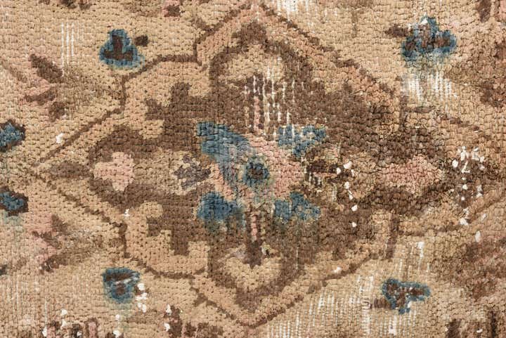 8' 8 x 12' 2 Hand Knotted Ultra Vintage Persian Wool Rug
