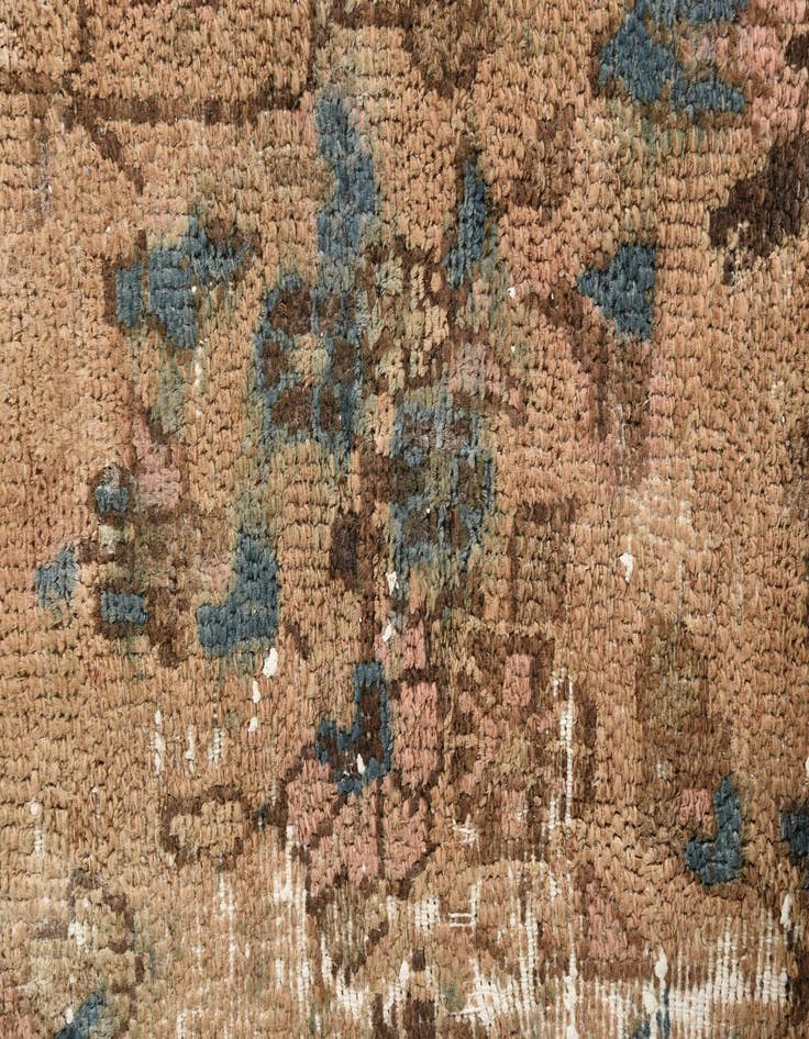 Detail image of 8' 8 x 12' 2  Hand Knotted Ultra Vintage Persian Wool Rug