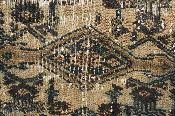 7' 6 x 11' 4 Hand Knotted Ultra Vintage Persian Wool Rug