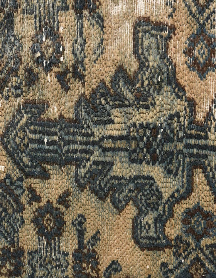 Detail image of 7' 6 x 11' 4  Hand Knotted Ultra Vintage Persian Wool Rug
