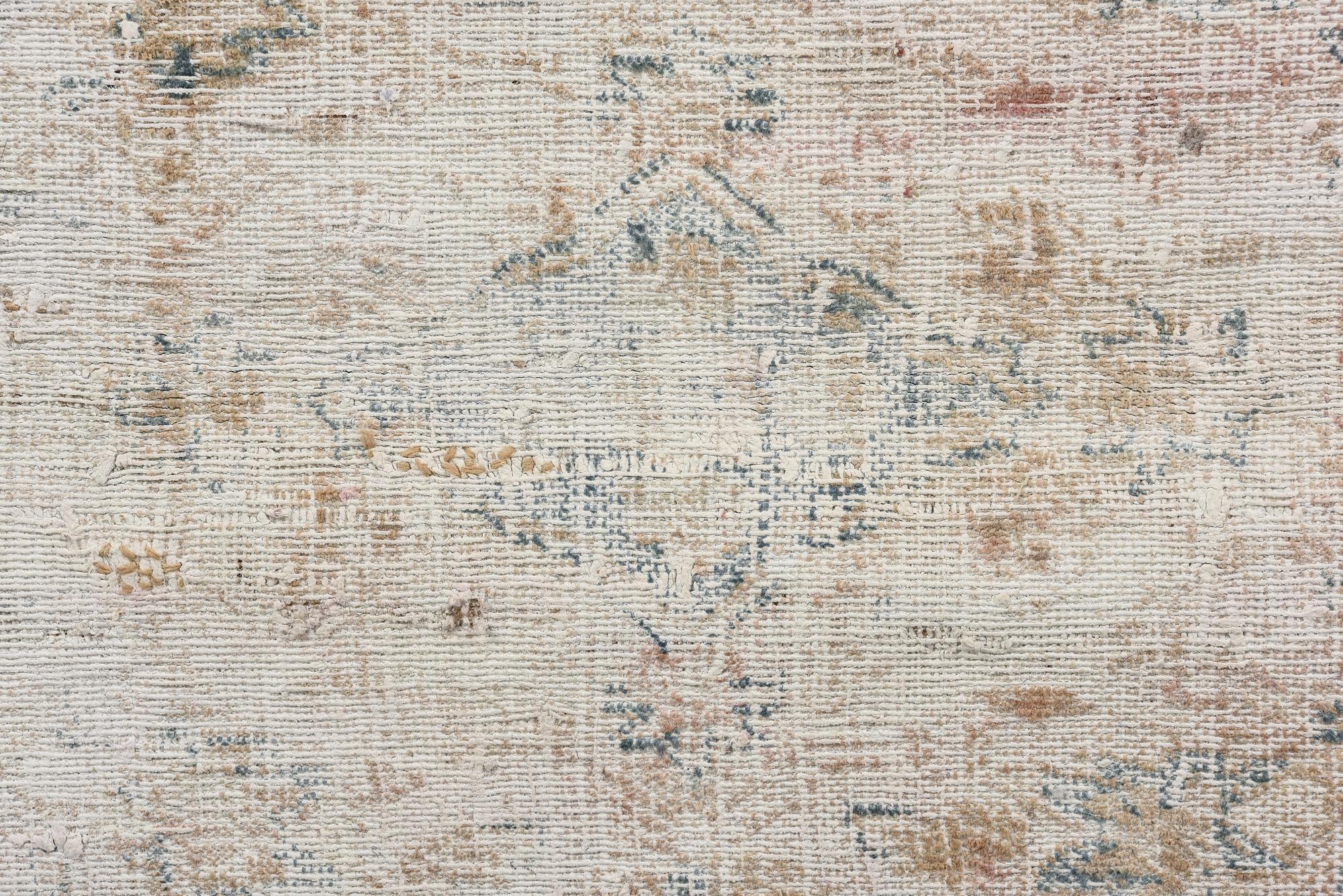 6' 4 x 9' 2 Hand Knotted Ultra Vintage Persian Wool Rug