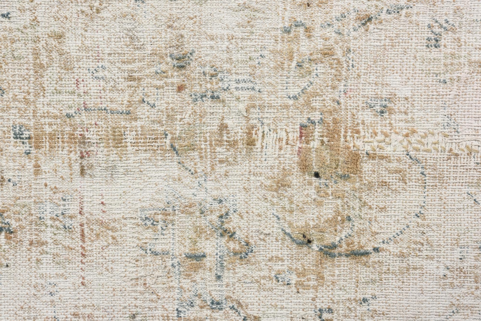 6' 4 x 9' 2 Hand Knotted Ultra Vintage Persian Wool Rug