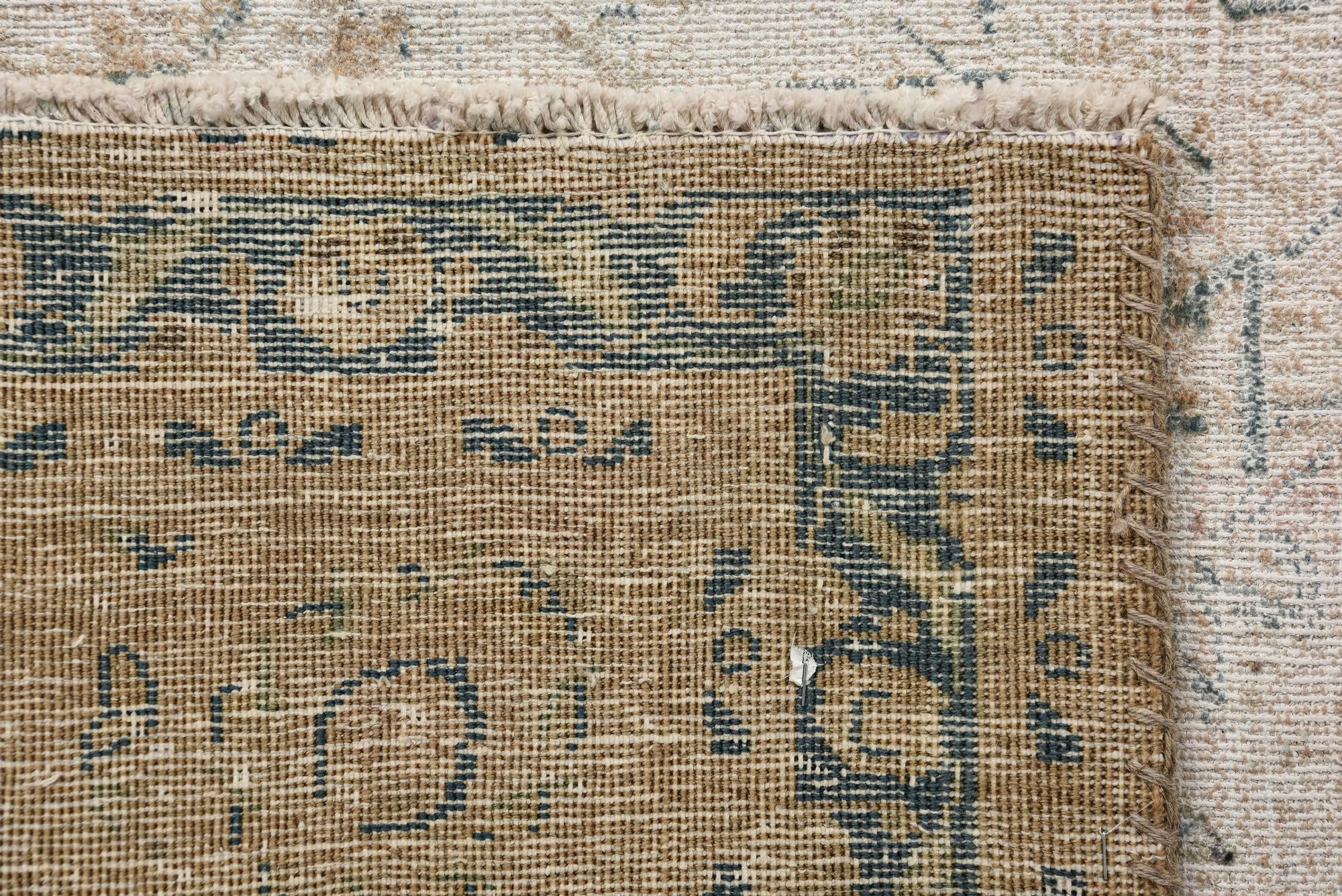 6' 4 x 9' 2 Hand Knotted Ultra Vintage Persian Wool Rug