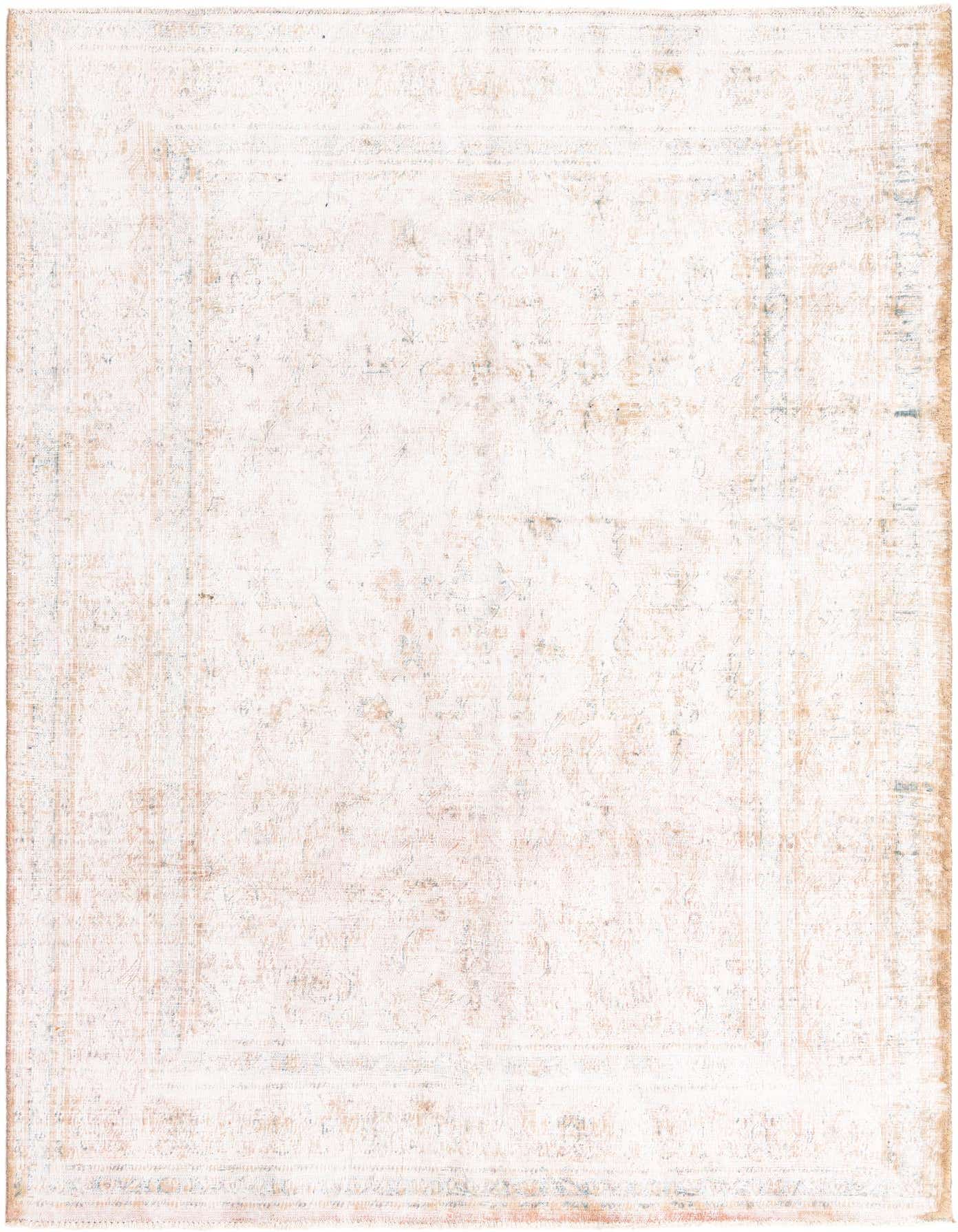 Primary image 6' 4 x 9' 2  Hand Knotted Ultra Vintage Persian Wool Rug