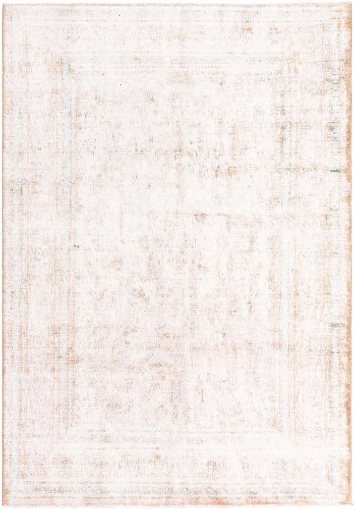 6' 4 x 9' 2 Hand Knotted Ultra Vintage Persian Wool Rug