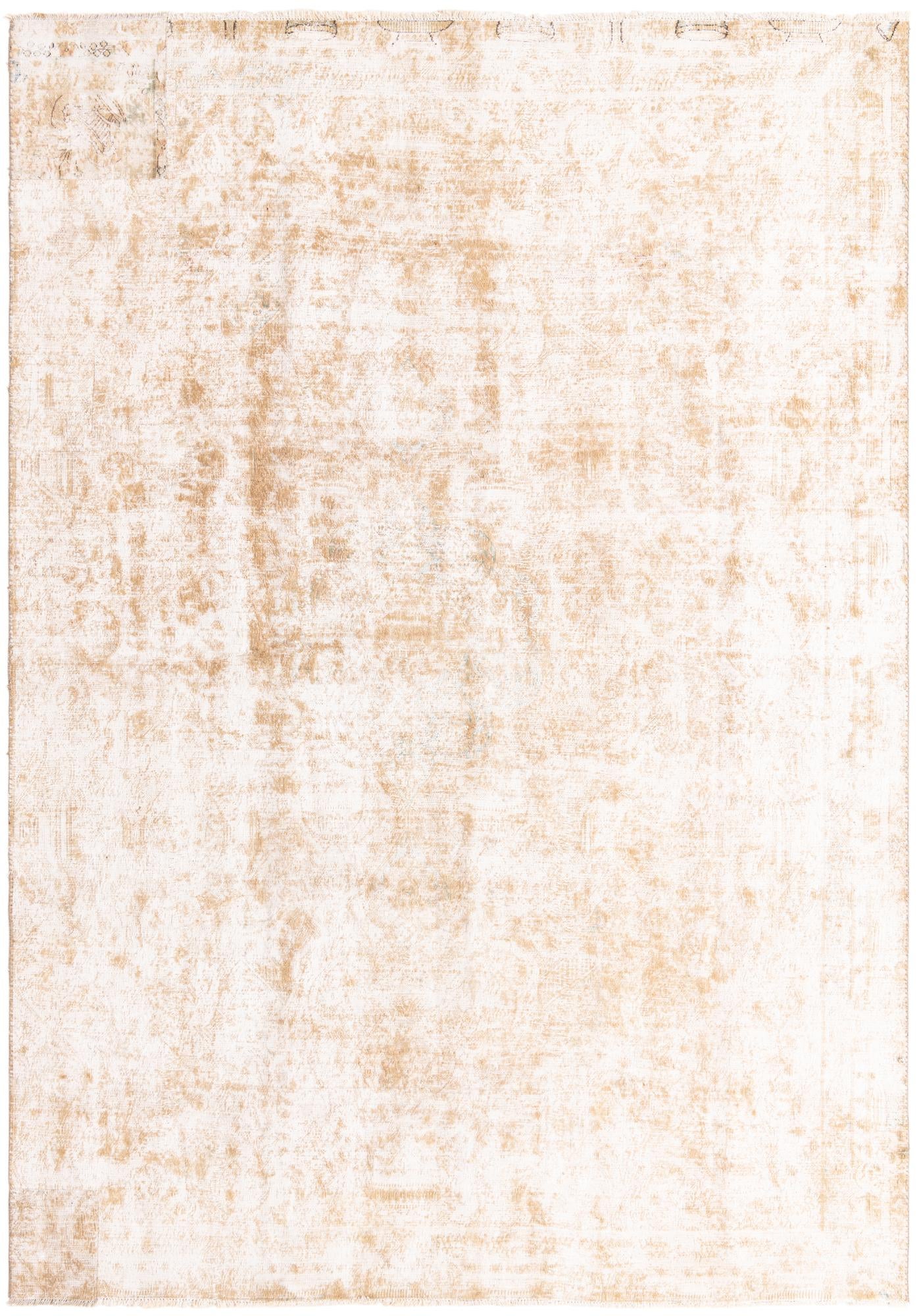 7' 7 x 11' Hand Knotted Ultra Vintage Persian Wool Rug