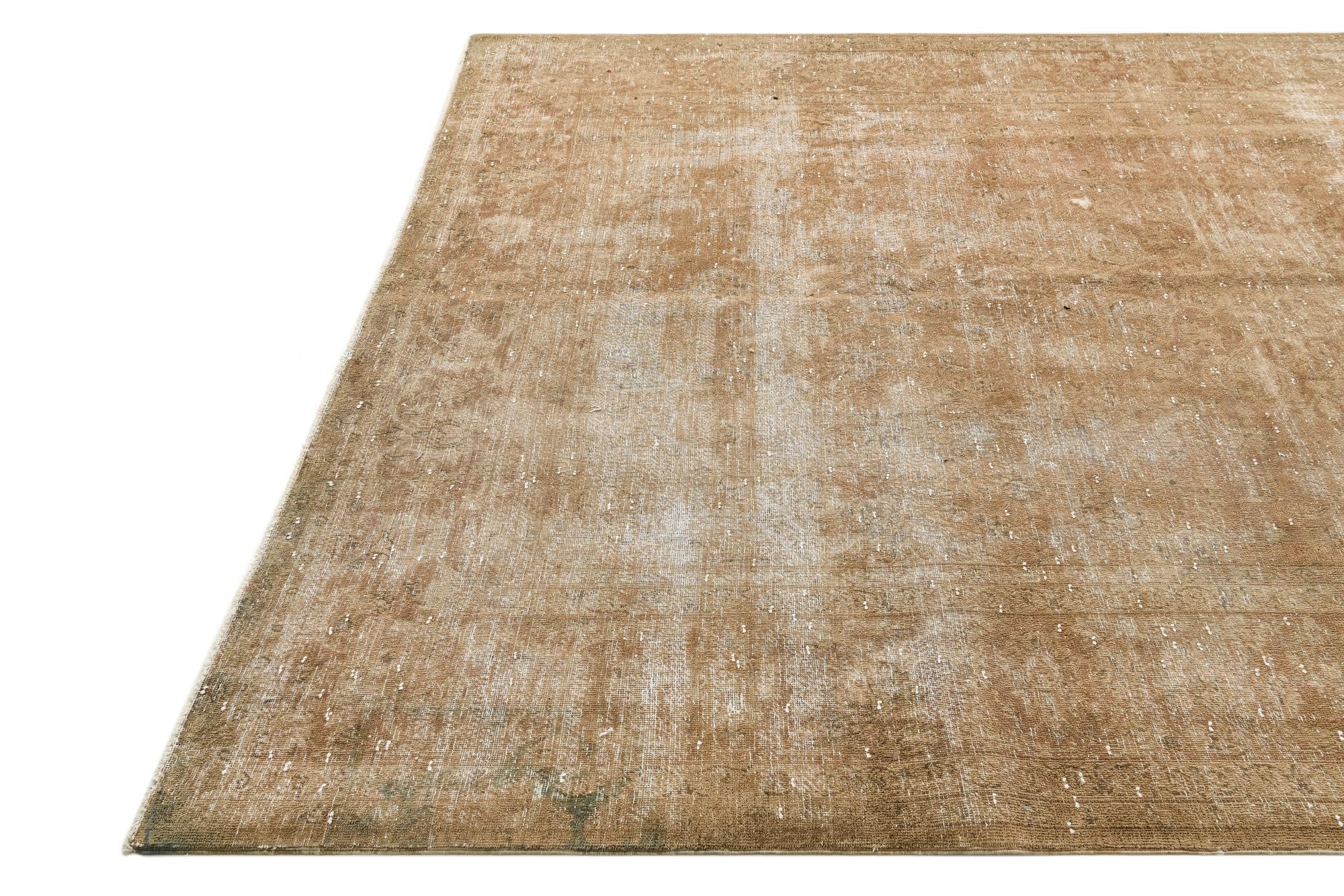 7' 6 x 10' 8 Hand Knotted Ultra Vintage Persian Wool Rug