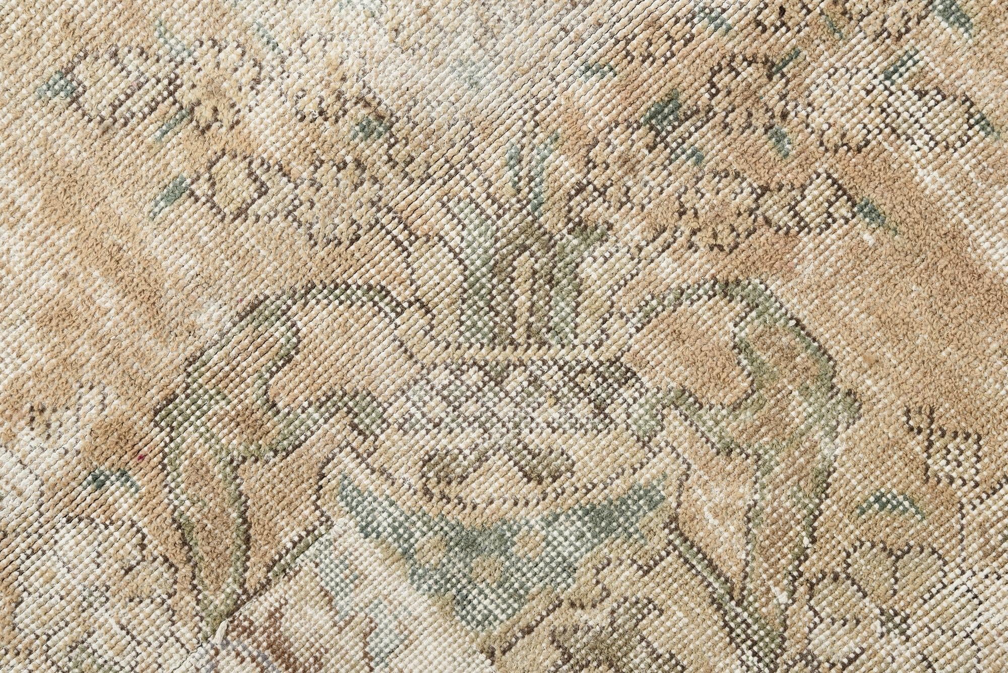 8' 10 x 11' 10 Hand Knotted Ultra Vintage Persian Wool Rug
