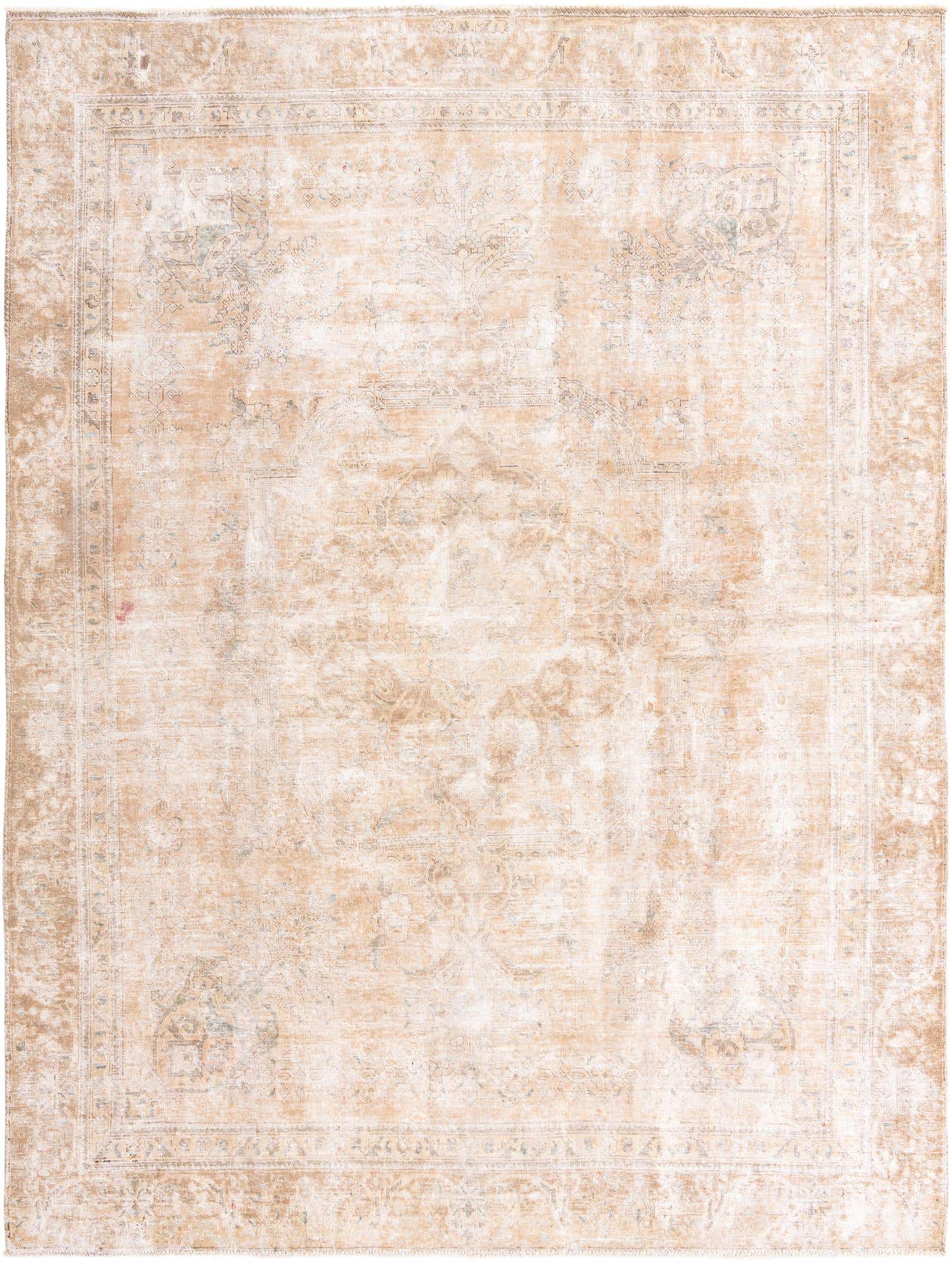 8' 10 x 11' 10 Hand Knotted Ultra Vintage Persian Wool Rug