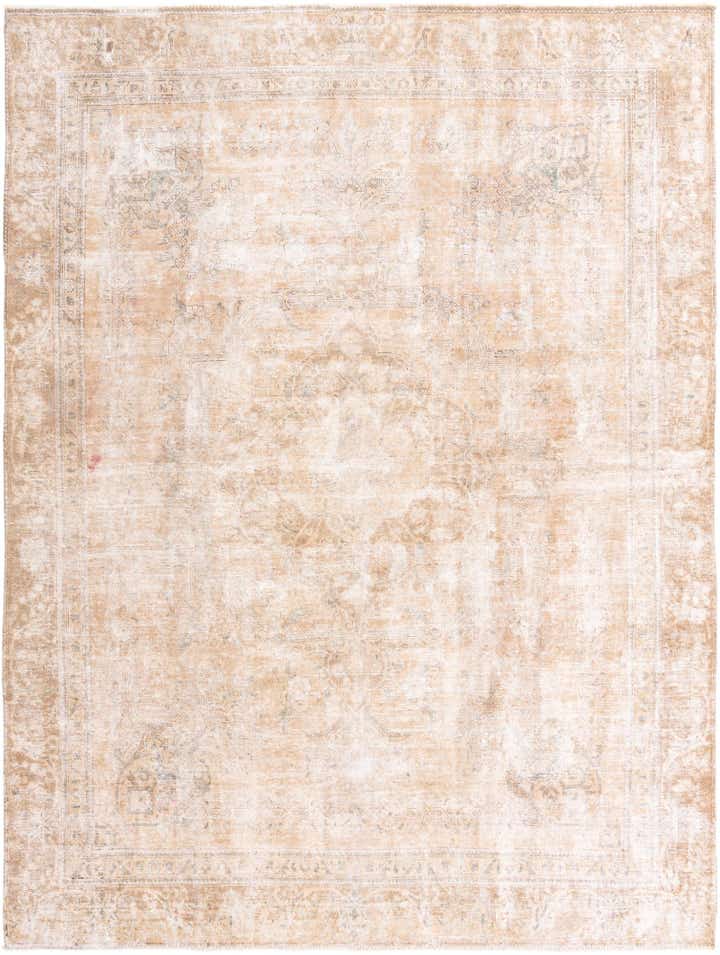 8' 10 x 11' 10 Hand Knotted Ultra Vintage Persian Wool Rug